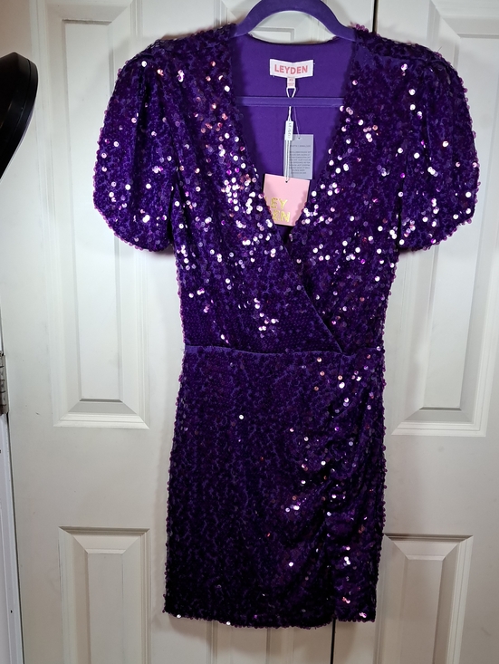 Leyden Dresses & Skirts - NWT Leyden Sparkling Purple Sequin Gown